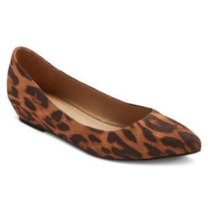Merona NWT Drew Ballet Flats - Leopard